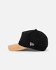 New Era San Francisco 49ers 'Corduroy Suede' Pre-Curved Golfer Snapback Washed Black