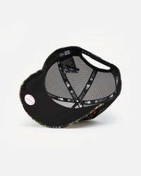New Era Boston Red Sox 'Black Floral Tapestry' 9FORTY A-Frame Trucker Snapback Tapestry