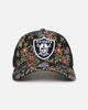 New Era Las Vegas Raiders 'Black Floral Tapestry' 9FORTY A-Frame Trucker Snapback Tapestry