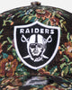 New Era Las Vegas Raiders 'Black Floral Tapestry' 9FORTY A-Frame Trucker Snapback Tapestry