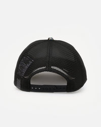 New Era Los Angeles Chargers 'Black Floral Tapestry' 9FORTY A-Frame Trucker Snapback Tapestry