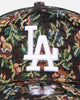 New Era Los Angeles Dodgers 'Black Floral Tapestry' 9FORTY A-Frame Trucker Snapback Tapestry