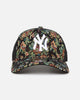 New Era New York Yankees 'Black Floral Tapestry' 9FORTY A-Frame Trucker Snapback Tapestry