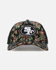 New Era San Francisco 49ers 'Black Floral Tapestry' 9FORTY A-Frame Trucker Snapback Tapestry