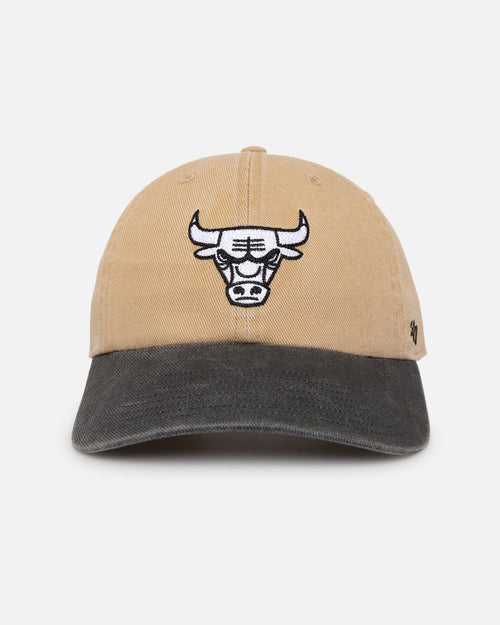 47 Brand Chicago Bulls 47 Clean Up Strapback Khaki