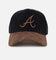 47 Brand Atlanta Braves 'Black Barren' 47 Offside DT Corduroy Snapback Black