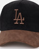 47 Brand Los Angeles Dodgers 'Black Barren' 47 Offside DT Corduroy Snapback Black