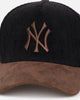 47 Brand New York Yankees 'Black Barren' 47 Offside DT Corduroy Snapback Black