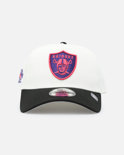 New Era Las Vegas Raiders 'Neon Nights' 9FORTY Snapback Chrome/Black