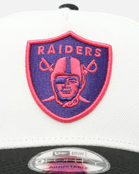 New Era Las Vegas Raiders 'Neon Nights' 9FORTY Snapback Chrome/Black