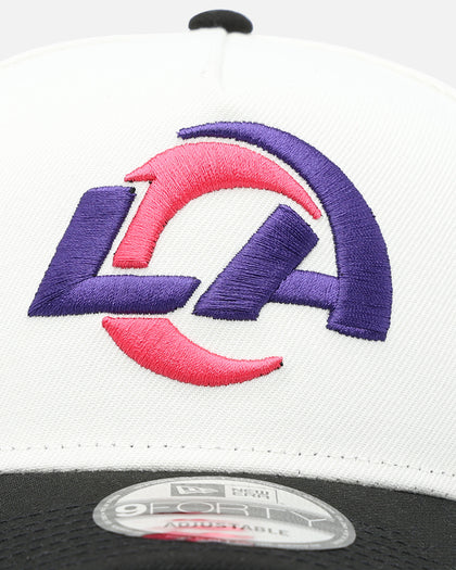 New Era Los Angeles Rams 'Neon Nights' 9FORTY Snapback Chrome/Black