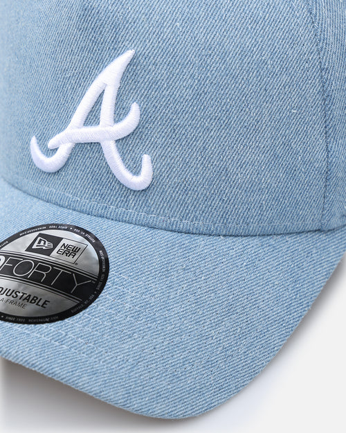 New Era Atlanta Braves 'Denim White' 9FORTY A-Frame Snapback Denim/Wheat/White
