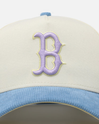 New Era Boston Red Sox 'Easter Corduroy' 9FORTY A-Frame Snapback White/Blue