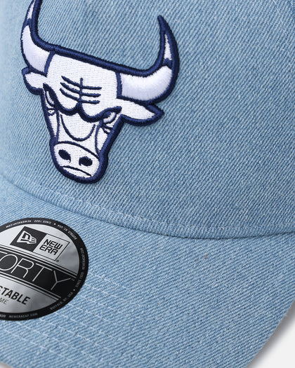 New Era Chicago Bulls 'Denim White' 9FORTY A-Frame Snapback Denim/Wheat/White