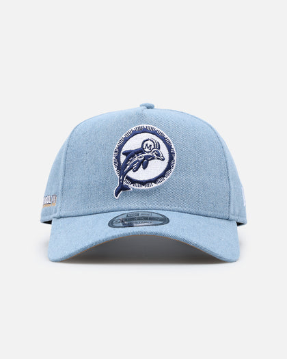 New Era Miami Dolphins 'Denim White' 9FORTY A-Frame Snapback Denim/Wheat/White
