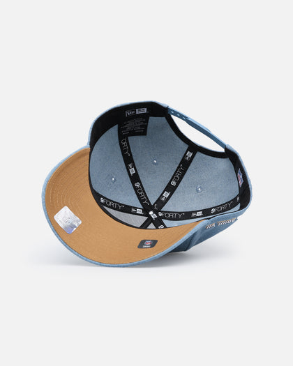 New Era Miami Dolphins 'Denim White' 9FORTY A-Frame Snapback Denim/Wheat/White