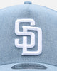 New Era San Diego Padres 'Denim White' 9FORTY A-Frame Snapback Denim/Wheat/White