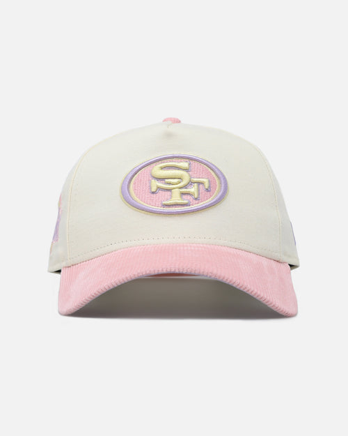 New Era San Francisco 49ers 'Easter Corduroy' 9FORTY A-Frame Snapback White/Pink