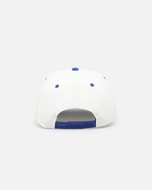 Mitchell & Ness Los Angeles Dodgers Go Team Go Snapback White Cream/Blue