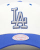 Mitchell & Ness Los Angeles Dodgers Go Team Go Snapback White Cream/Blue