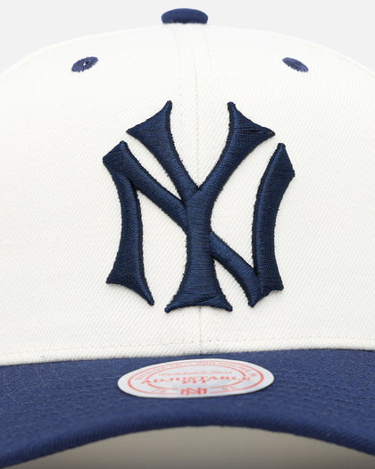 Mitchell & Ness New York Yankees Go Team Go Snapback White Cream/Blue