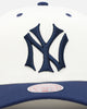 Mitchell & Ness New York Yankees Go Team Go Snapback White Cream/Blue