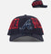 New Era Atlanta Braves 'Goth Script' 9FORTY A-Frame Snapback Scarlet/Navy