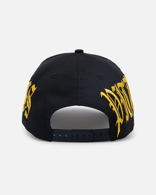 New Era Pittsburgh Pirates 'Goth Script' 9FORTY A-Frame Snapback Black/Gold