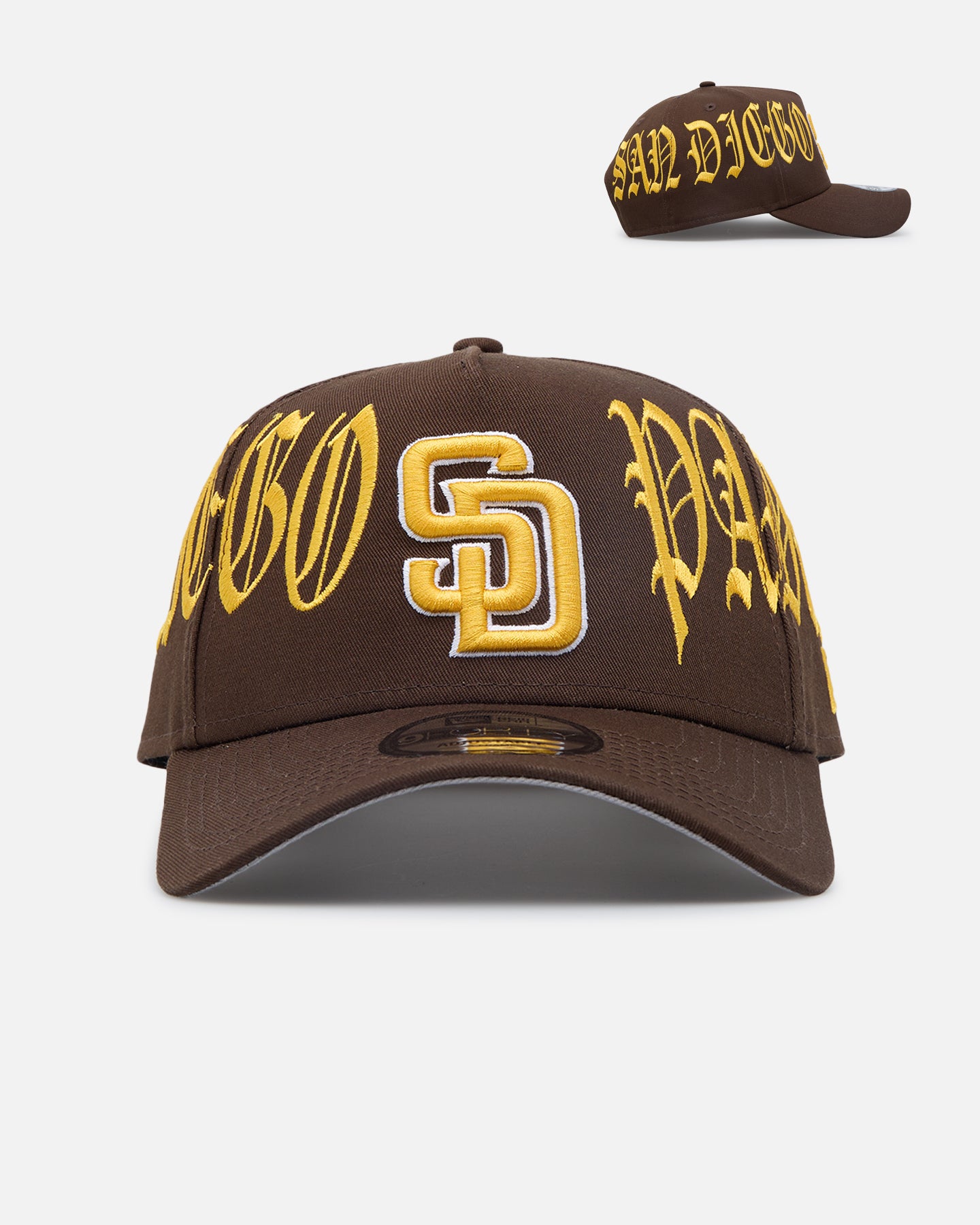 New Era San Diego Padres 'Goth Script' 9FORTY A-Frame Snapback
