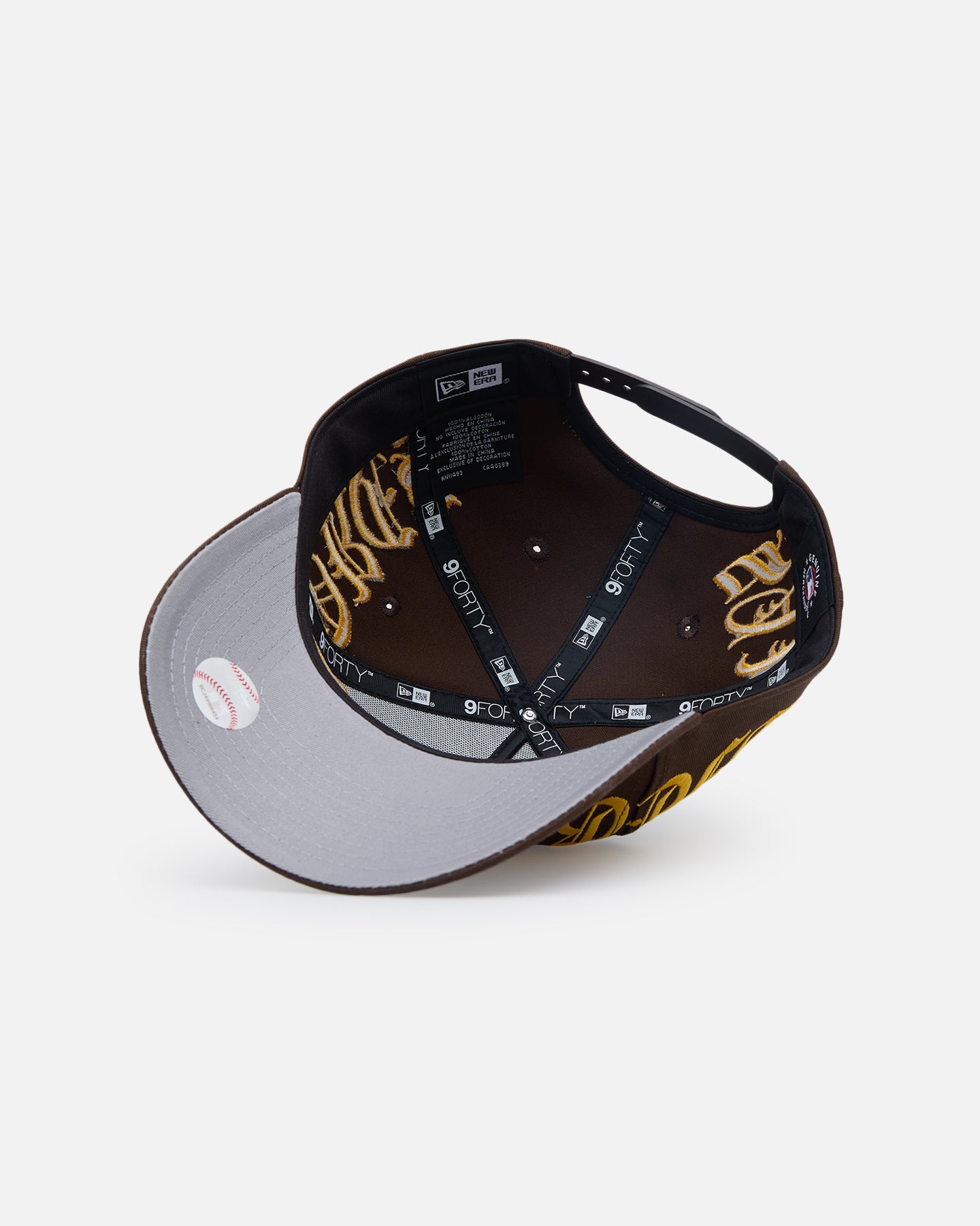 New Era San Diego Padres 'Goth Script' 9FORTY A-Frame Snapback