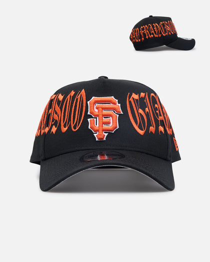 New Era San Francisco Giants 'Goth Script' 9FORTY A-Frame Snapback Orange/Black