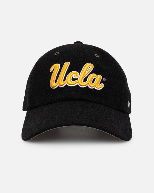 47 Brand UCLA Bruins Wooly Clean Up Strapback Black