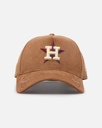 New Era Houston Astros 'Ornamental Corduroy' 9FORTY A-Frame Snapback Tan
