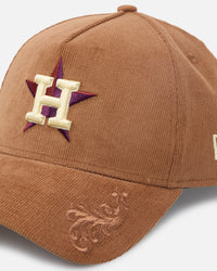 New Era Houston Astros 'Ornamental Corduroy' 9FORTY A-Frame Snapback Tan
