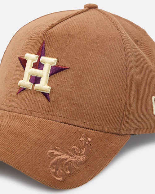 New Era Houston Astros 'Ornamental Corduroy' 9FORTY A-Frame Snapback Tan