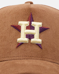 New Era Houston Astros 'Ornamental Corduroy' 9FORTY A-Frame Snapback Tan