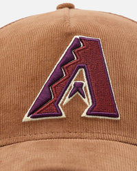 New Era Arizona Diamondbacks 'Ornamental Corduroy' 9FORTY A-Frame Snapback Tan