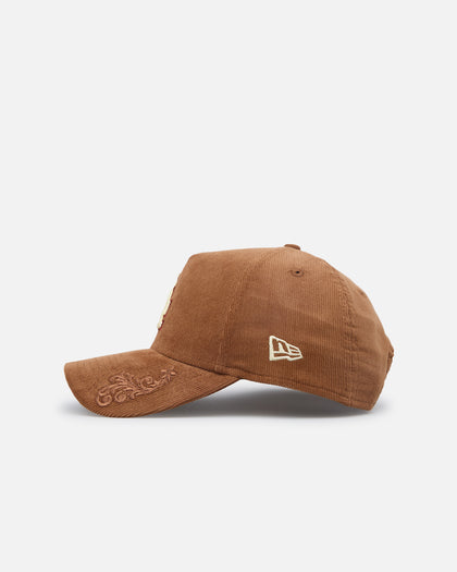 New Era Los Angeles Dodgers 'Ornamental Corduroy' 9FORTY A-Frame Snapback Tan