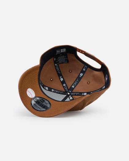 New Era Los Angeles Dodgers 'Ornamental Corduroy' 9FORTY A-Frame Snapback Tan