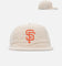 New Era San Francisco Giants 'Brushed Nylon Retro Crown' 9FIFTY Adjustable Strapback Cream