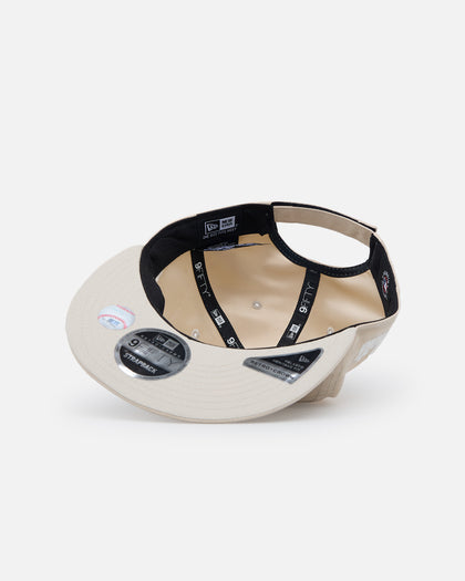 New Era New York Mets 'Brushed Nylon Retro Crown' 9FIFTY Adjustable Strapback Cream