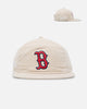 New Era Boston Red Sox 'Brushed Nylon Retro Crown' 9FIFTY Adjustable Strapback Cream