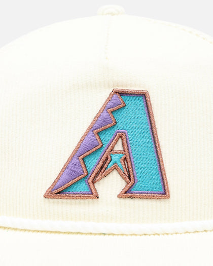 New Era Arizona Diamondbacks 'Throwback Corduroy' Golfer Snapback Chrome