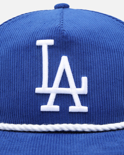 New Era Los Angeles Dodgers 'Throwback Corduroy' Golfer Snapback Royal