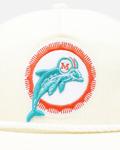 New Era Miami Dolphins 'Throwback Corduroy' Golfer Snapback Chrome