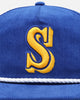 New Era Seattle Mariners 'Throwback Corduroy' Golfer Snapback Royal