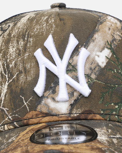 New Era New York Yankees 'Real Tree' 9FORTY A-Frame Trucker Snapback Real Tree