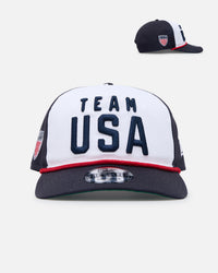 New Era Team USA Golfer Snapback White/Navy