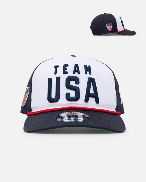 New Era Team USA Golfer Snapback White/Navy