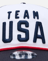 New Era Team USA Golfer Snapback White/Navy